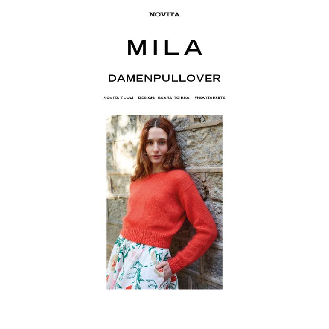 Novita Mila Damenpullover – Einzelanleitung auf Deutsch