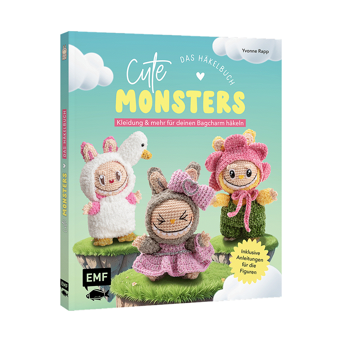 Cute Monsters – Das Häkelbuch für Labubu-Fans – inklusive Anleitungen für die Figuren! von EMF