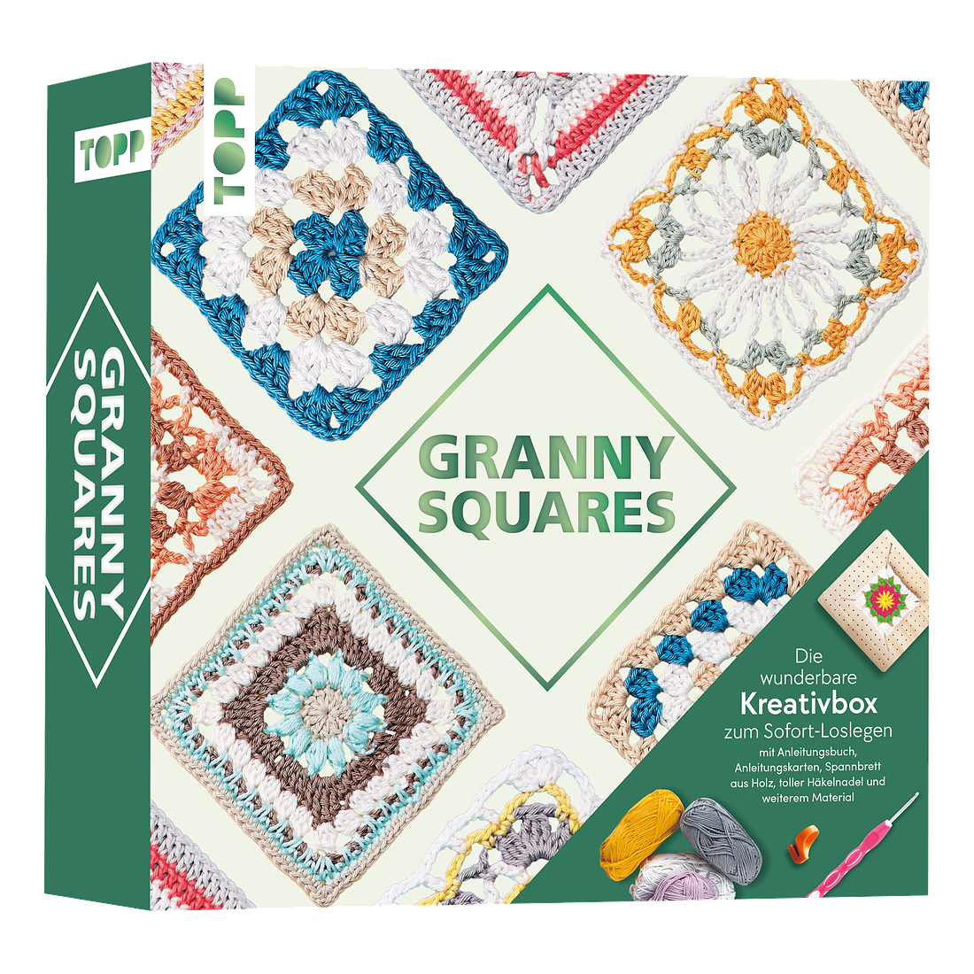Granny Squares - Die wunderbare Kreativbox von frechverlag