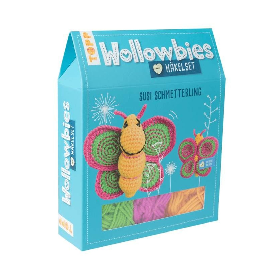 Häkelset Wollowbies Schmetterling von frechverlag