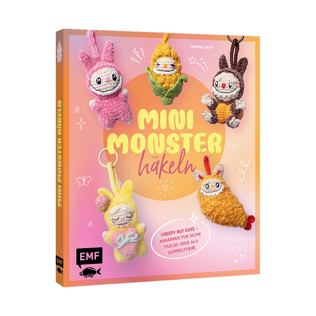 Schlüsselanhänger häkeln: Mini-Monster für Labubu-Fans von EMF