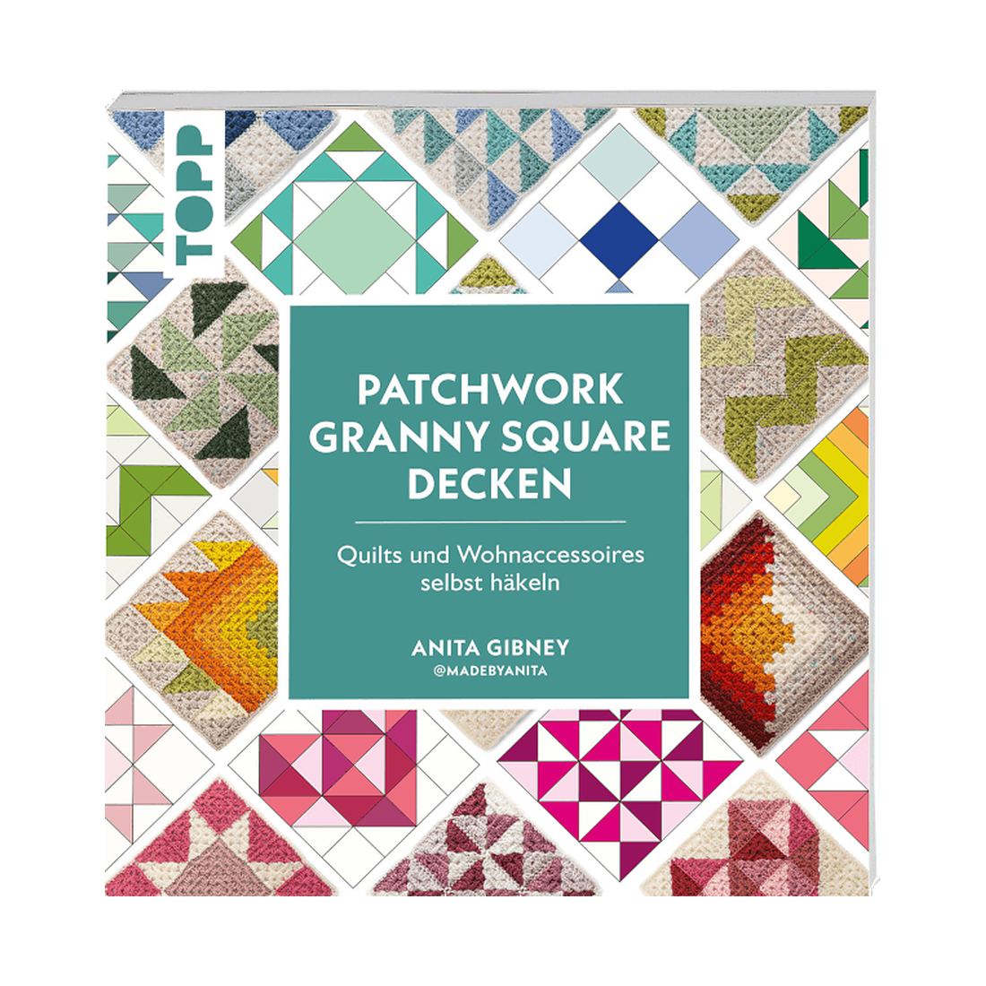 Patchwork Granny Square Decken von frechverlag