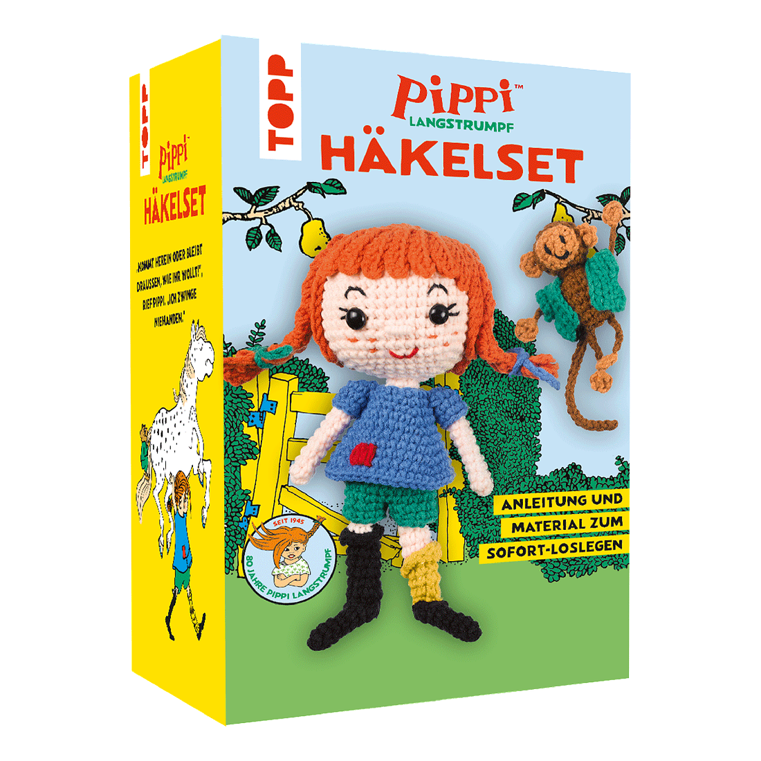 Pippi Langstrumpf Häkelset von frechverlag