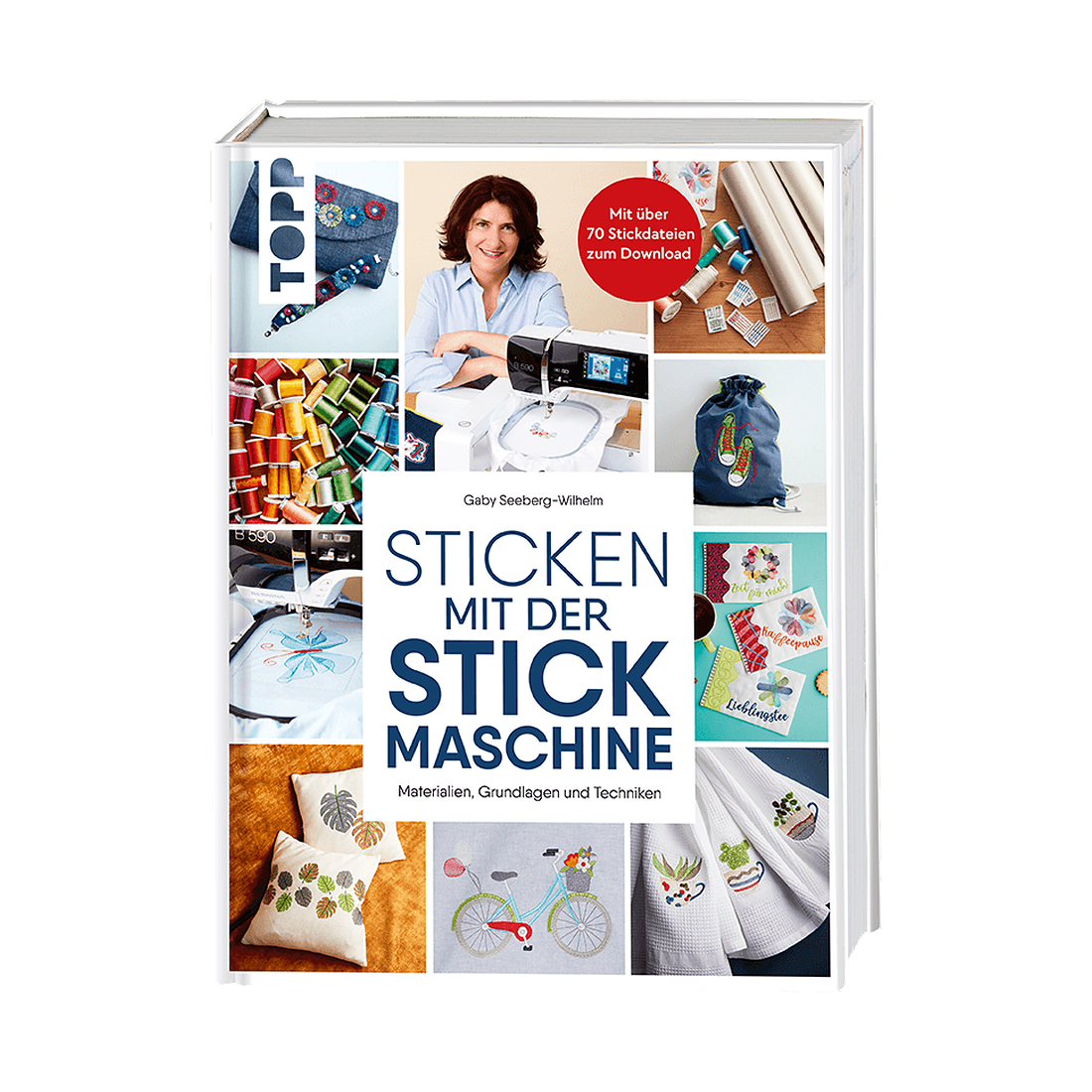 Sticken mit der Stickmaschine von frechverlag