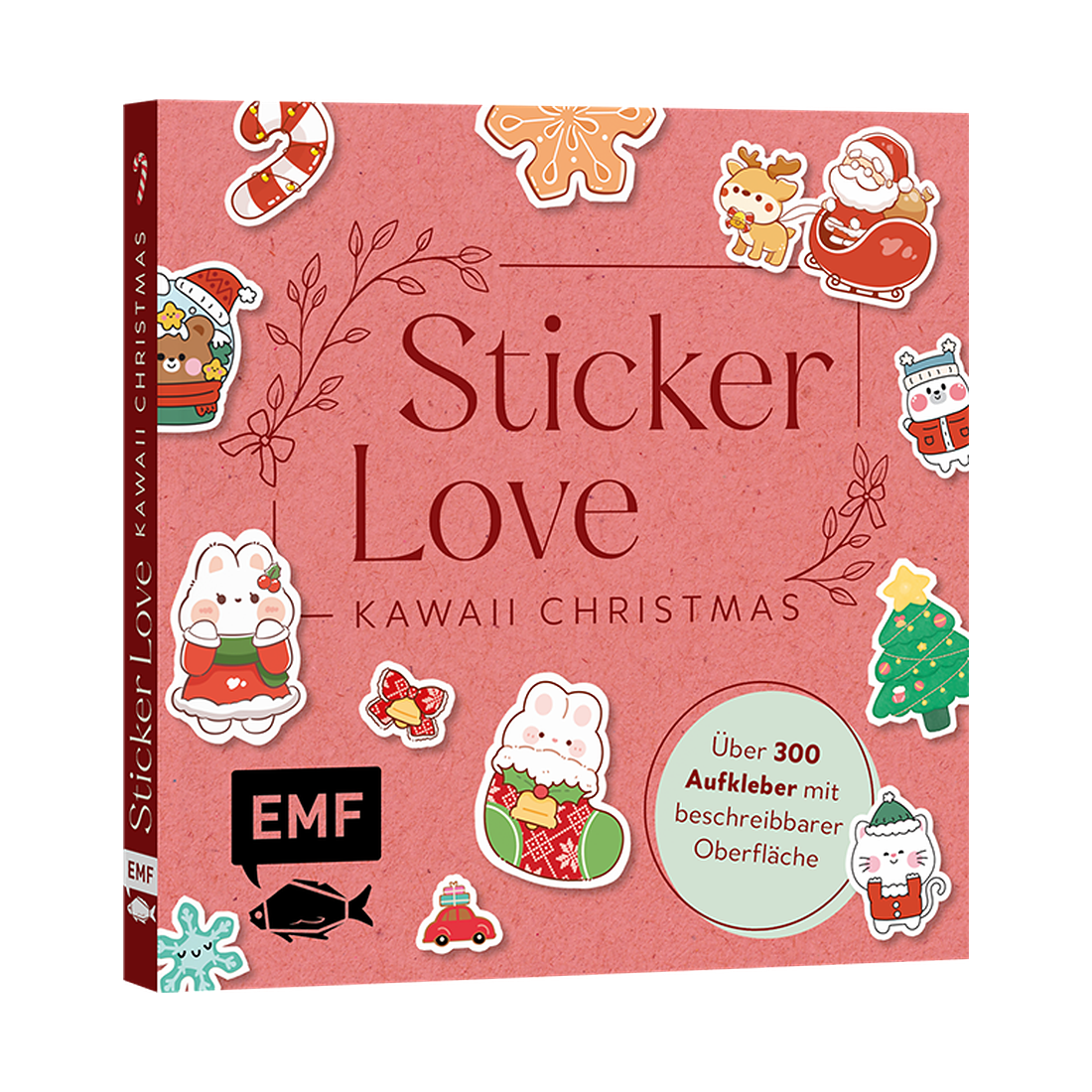 Sticker Love: Kawaii Christmas – Über 300 Etiketten und Aufkleber mit beschreibbarer Oberfläche von EMF