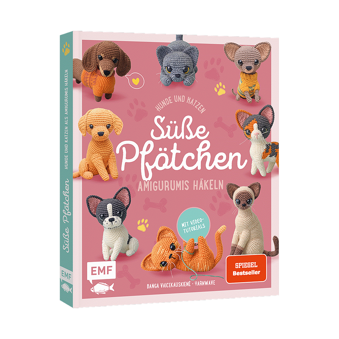 Süße Pfötchen – Hunde und Katzen als Amigurumis häkeln von EMF