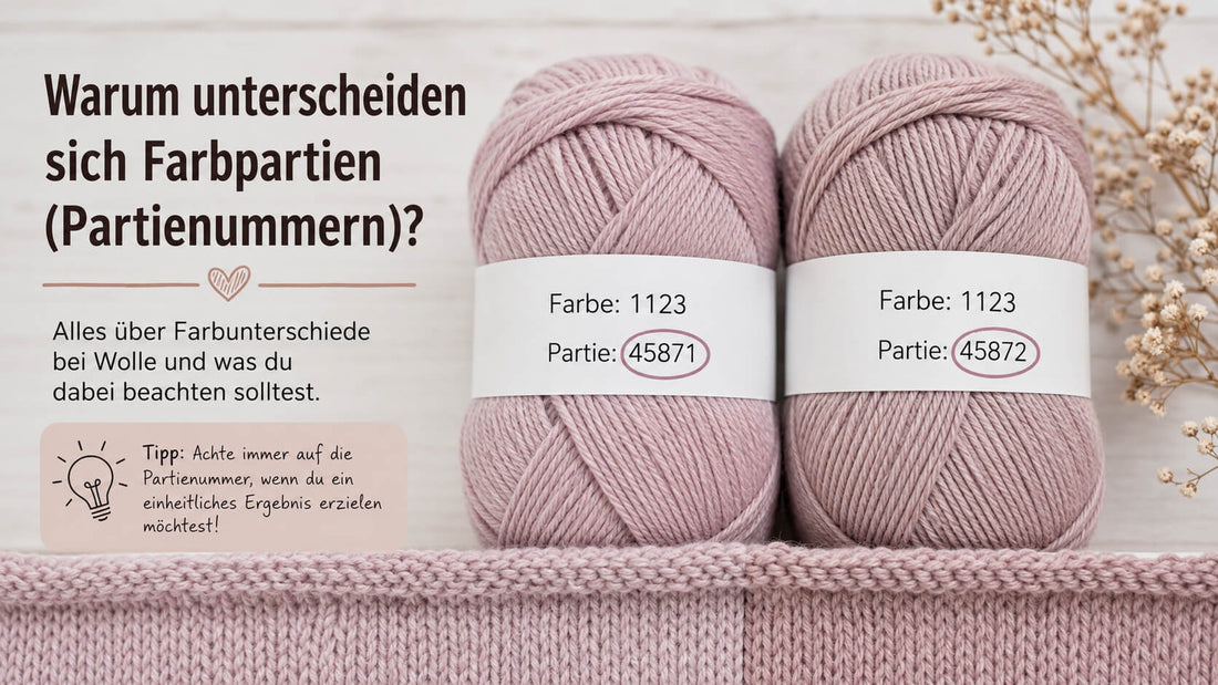Warum unterscheiden sich Farbpartien?