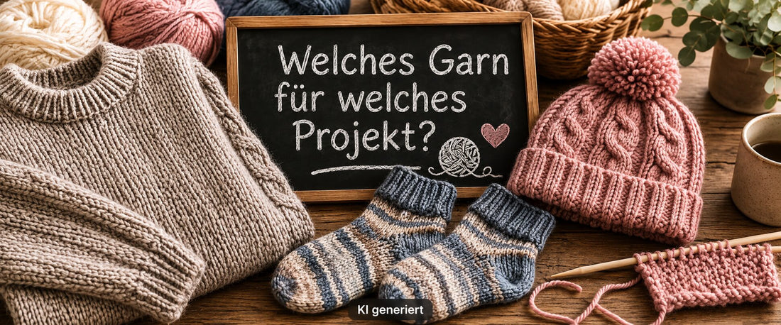 Welches Garn für welches Projekt?