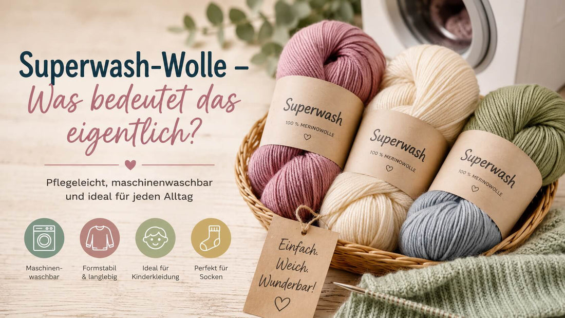 Superwash-Wolle – Was bedeutet das eigentlich?