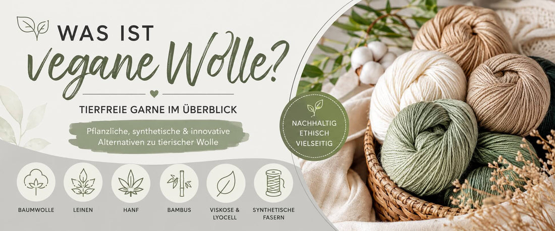 Vegane Wolle | Welche tierfreien Garne gibt es?