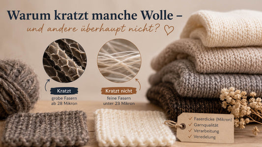 Warum kratzt manche Wolle – und andere überhaupt nicht?