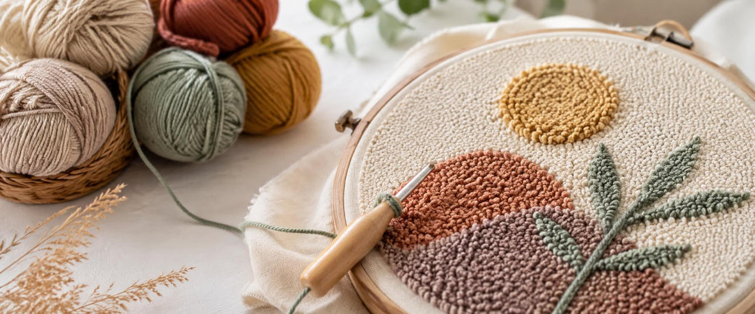 Punchen mit Wolle – Was ist Punch Needle und was ist der Unterschied zum Knüpfen?