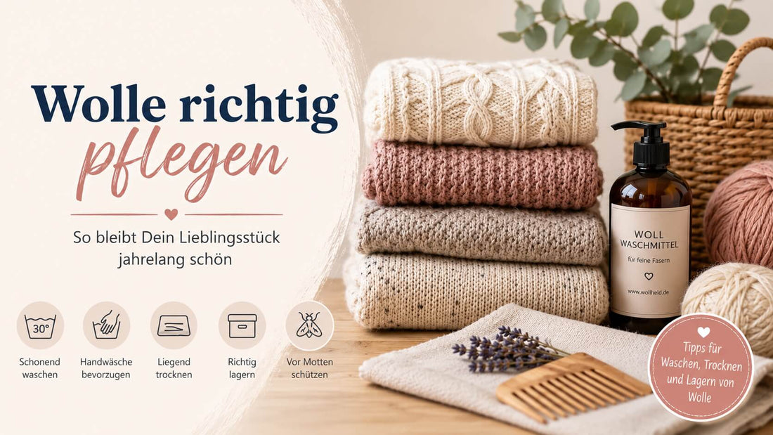 Wolle richtig pflegen