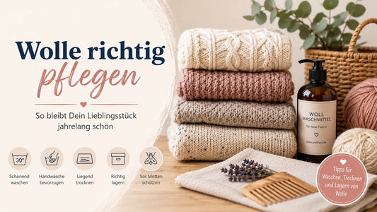 Wolle richtig pflegen