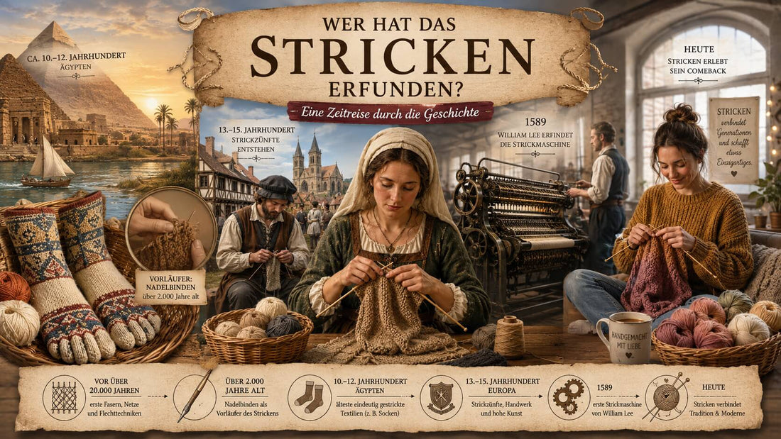 Wer hat das Stricken erfunden? – Eine Zeitreise