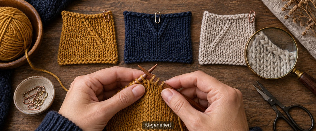 Abnehmen beim Stricken: Abnahmen, Neigung und Maschenzahl erklärt