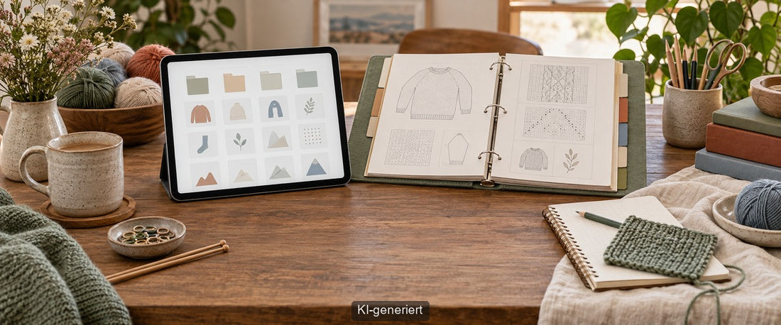 Digital oder gedruckt: So organisierst Du Deine Strickanleitungen