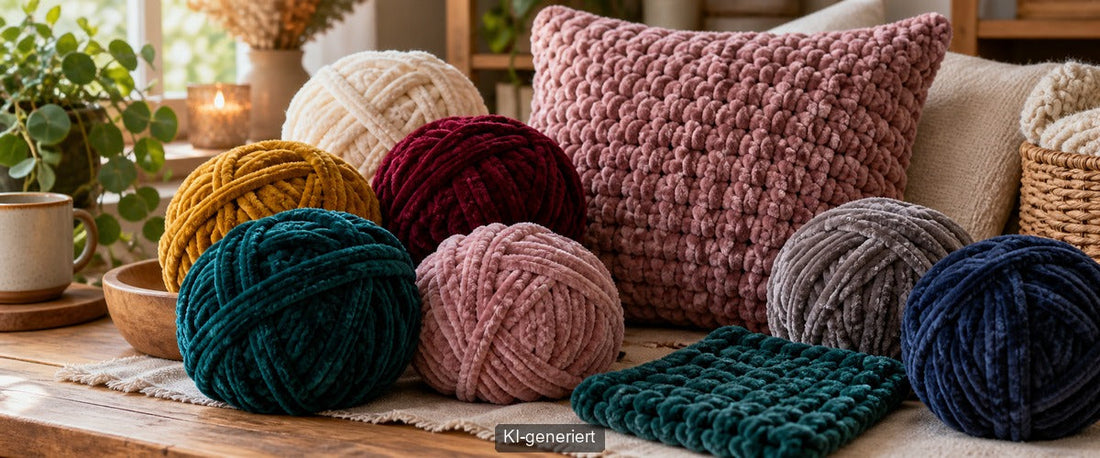 Was ist Chenille? Samtiges Garn richtig verarbeiten