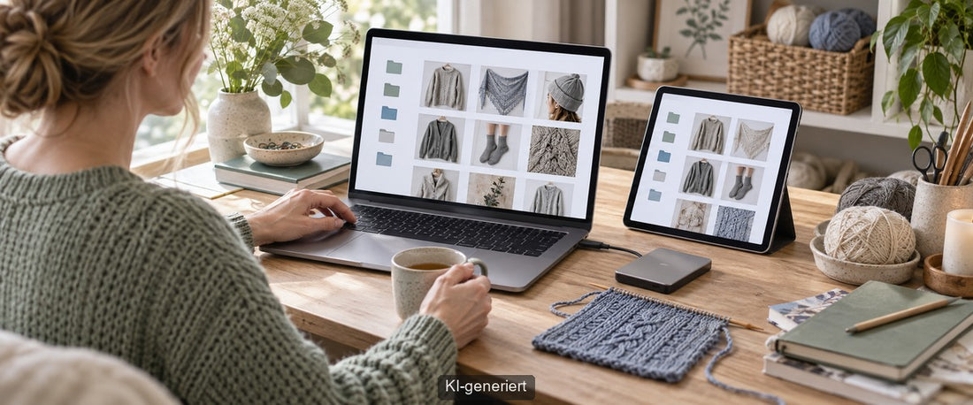 Digitale Strickmuster organisieren: Kaufen, sichern und wiederfinden