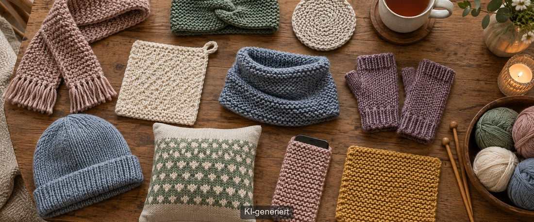 Das erste Strickprojekt: zehn schöne Ideen für Anfänger