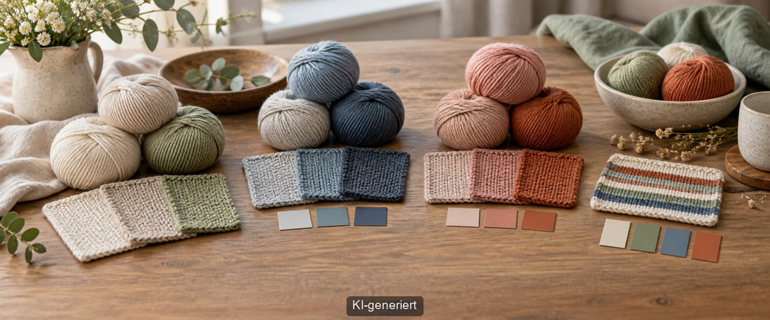 Farben für Strickprojekte kombinieren: Ein einfacher Leitfaden