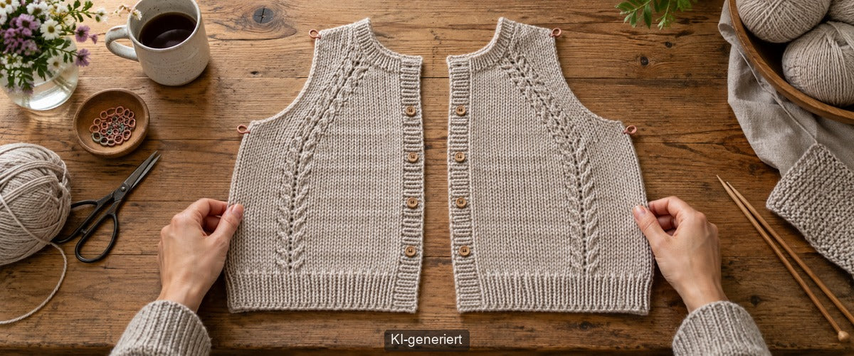 Gegengleich stricken: Anleitungen sicher spiegelverkehrt umsetzen