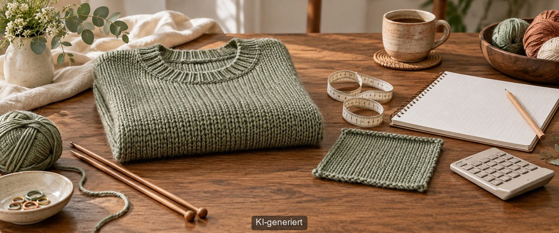 Strickstücke vergrößern oder verkleinern: Größen richtig anpassen