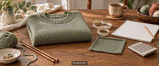 Strickstücke vergrößern oder verkleinern: Größen richtig anpassen