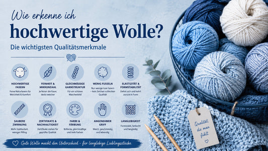 Wie erkenne ich hochwertige Wolle?