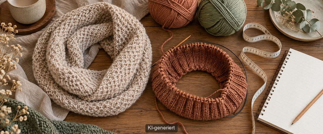 Loop stricken: Maße und Garnbedarf richtig planen
