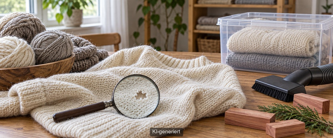 Motten in Wolle erkennen und bekämpfen: So schützt Du Garn und Stricksachen