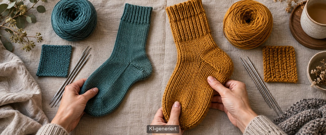 Vierfädige oder sechsfädige Sockenwolle: Welches Garn passt zu Deinem Projekt?