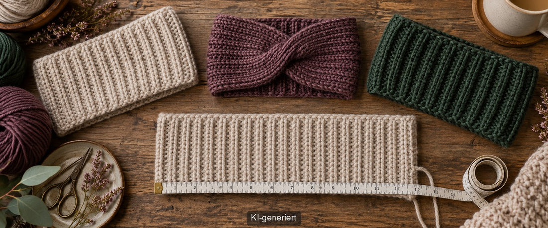 Stirnband stricken: perfekte Passform ohne Ausleiern