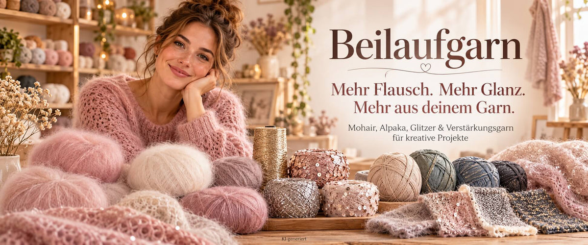 Beilaufgarn zum Stricken & Häkeln