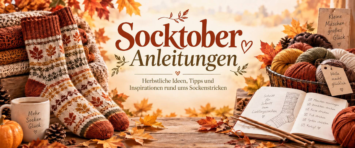 SockenwolleSocktober - Anleitungen