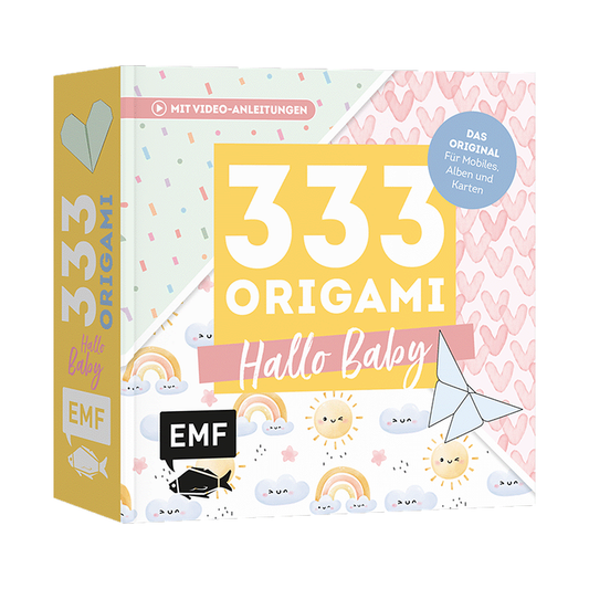 333 Origami – Hallo Baby – Niedliche Papiere zum Basteln von Mobiles, Alben, Karten von EMF