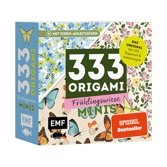 333 Origami Minis – Frühlingswiese – Dein dekorativer Wendeblock zum kreativen Falten & Notieren von EMF