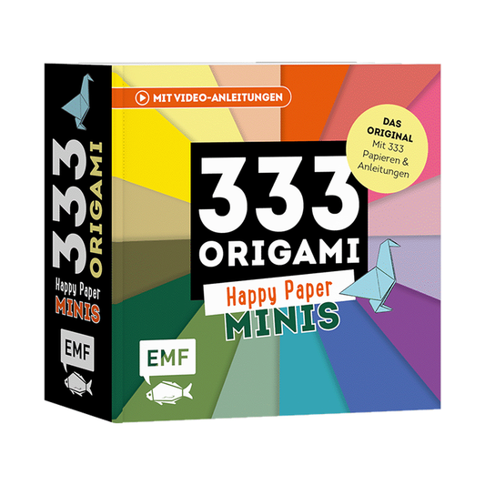 333 Origami Minis – Happy Paper – Dein dekorativer Wendeblock zum kreativen Falten & Notieren von EMF