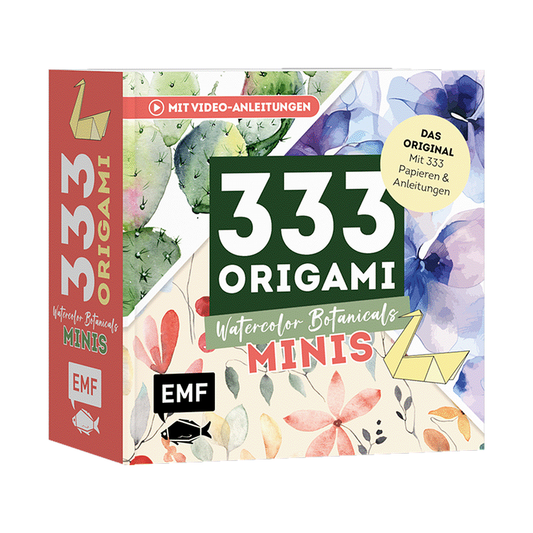 333 Origami Minis – Watercolor Botanicals von EMF