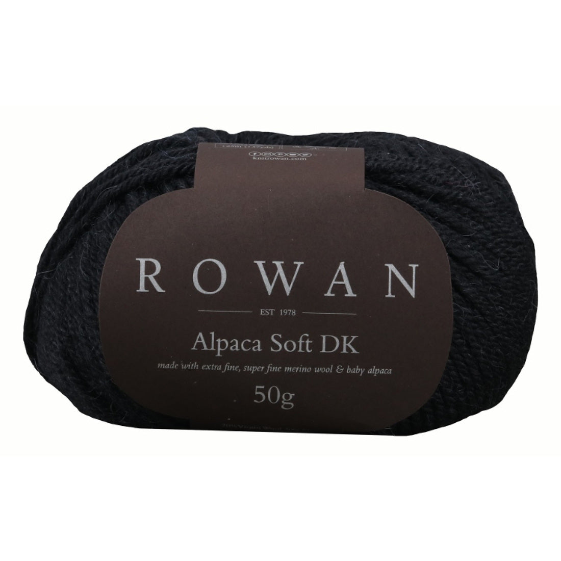 Alpaca Soft DK von Rowan | 50g – Simply Black [216]