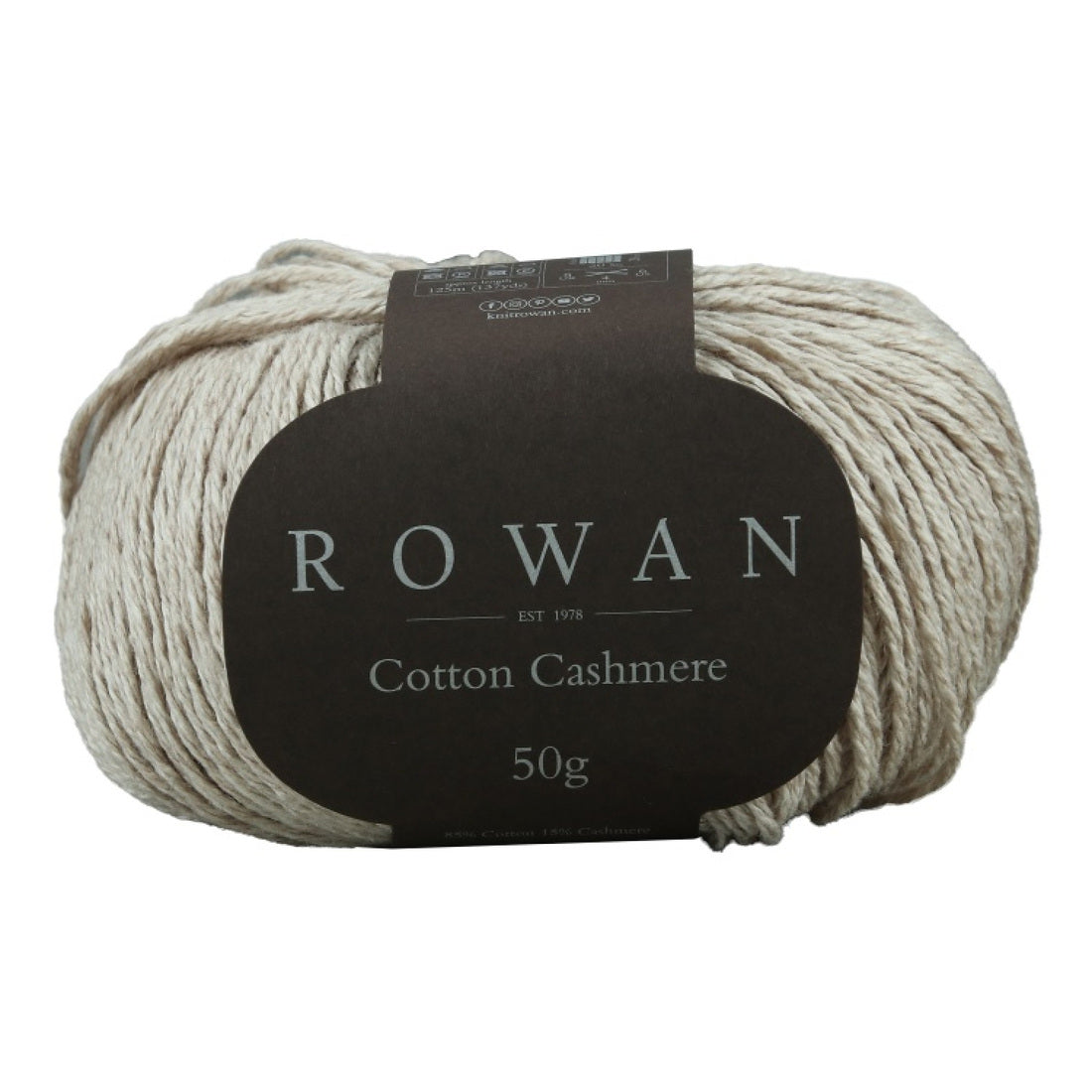 Cotton Cashmere von Rowan | 50g – Linen [211]