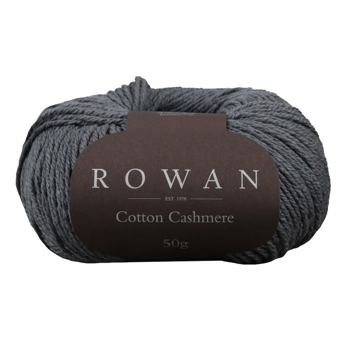Cotton Cashmere von Rowan | 50g – Charcoal [232]