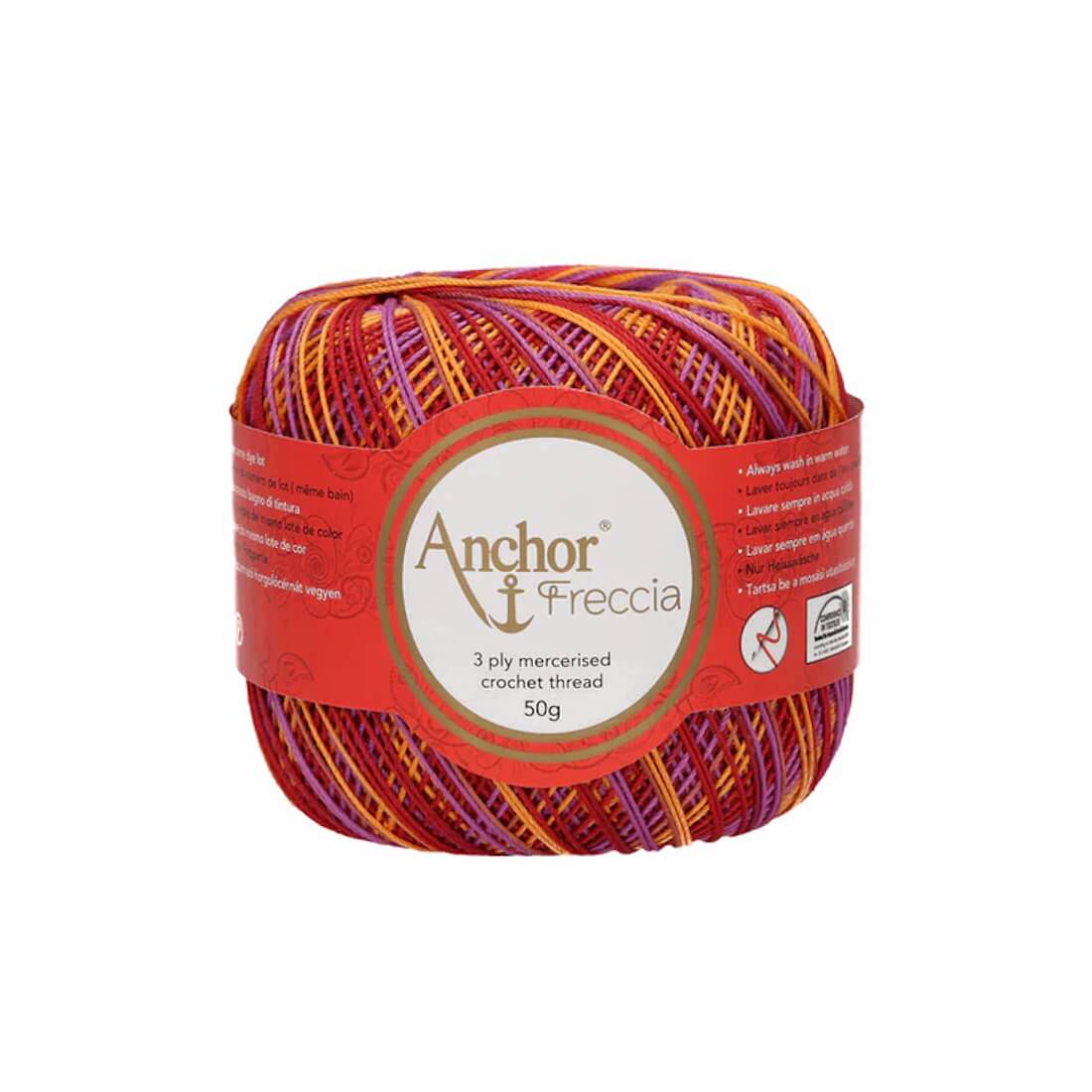 Anchor Freccia Multicolor Stärke 12 | 50 g