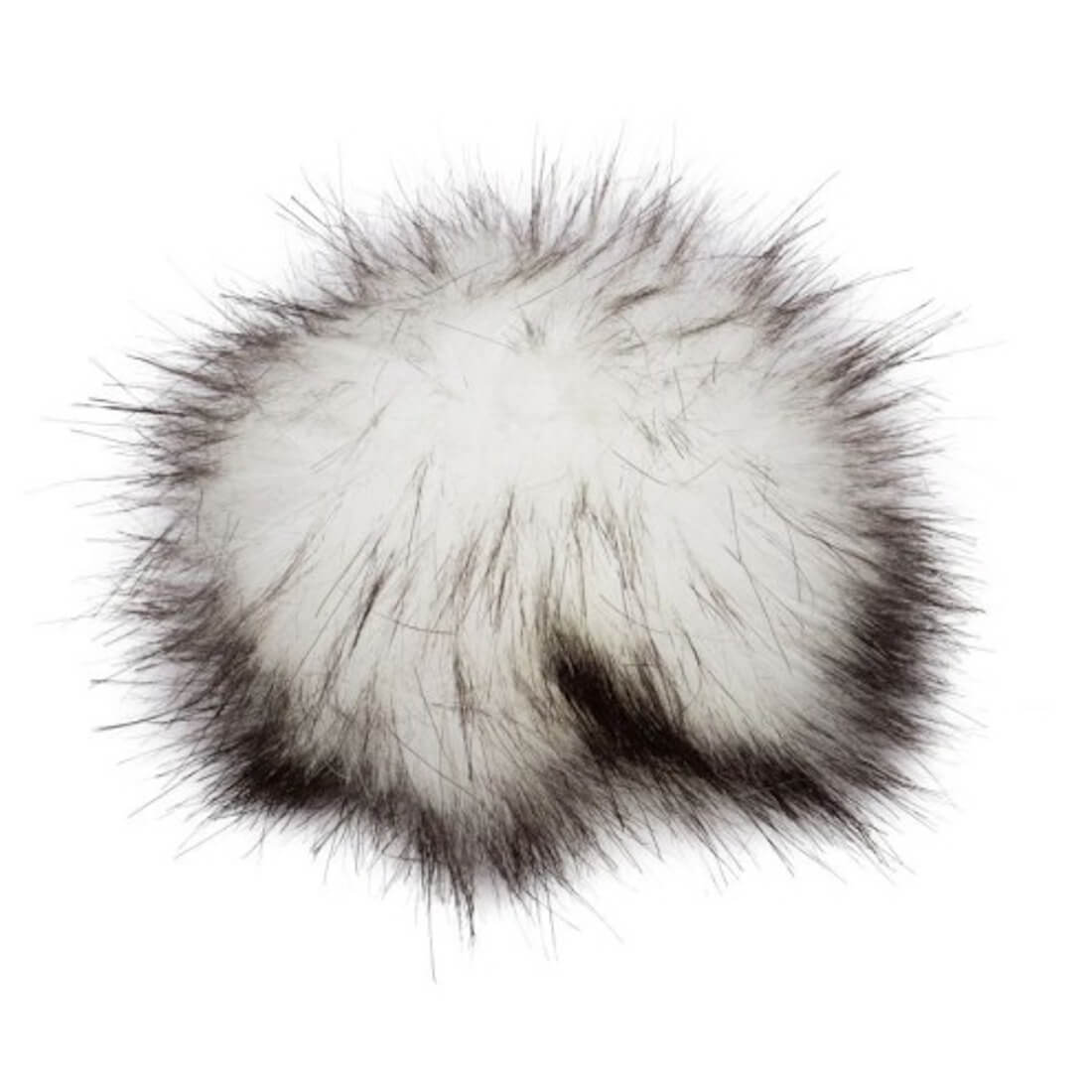 Pro Lana Pompon in Felloptik mit Druckknopf