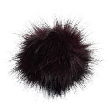 Pro Lana Pompon in Felloptik mit Druckknopf