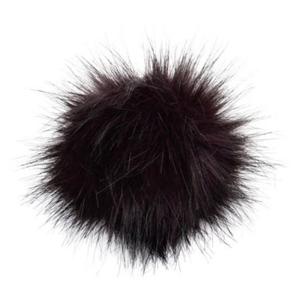 Pro Lana Pompon in Felloptik mit Druckknopf