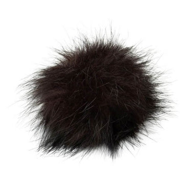 Pro Lana Pompon in Felloptik mit Druckknopf