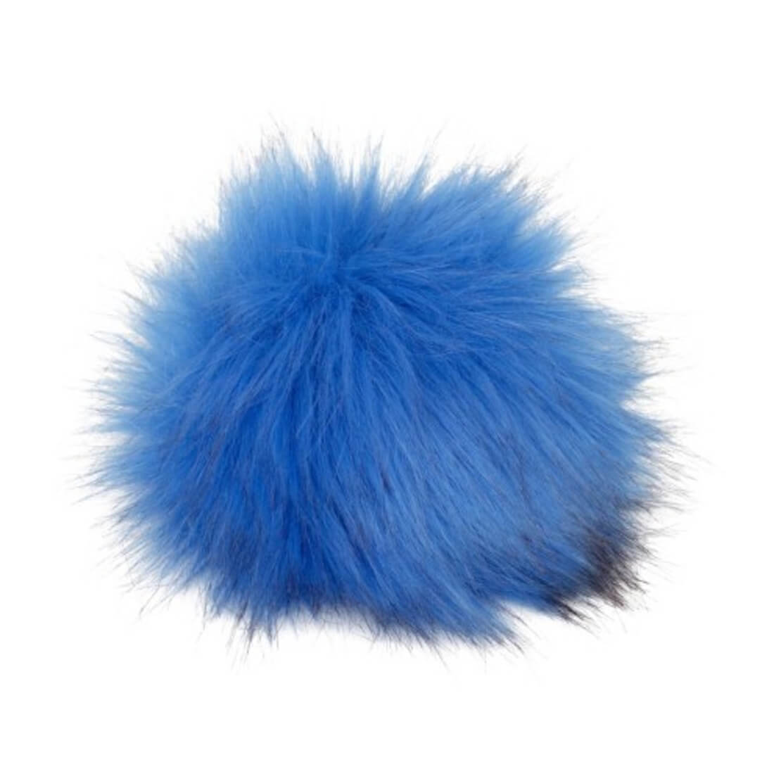 Pro Lana Pompon in Felloptik mit Druckknopf