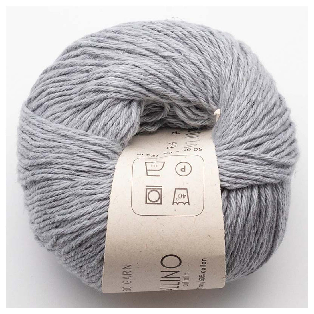 Allino von BC Garn | 50g – 07 Mittelgrau