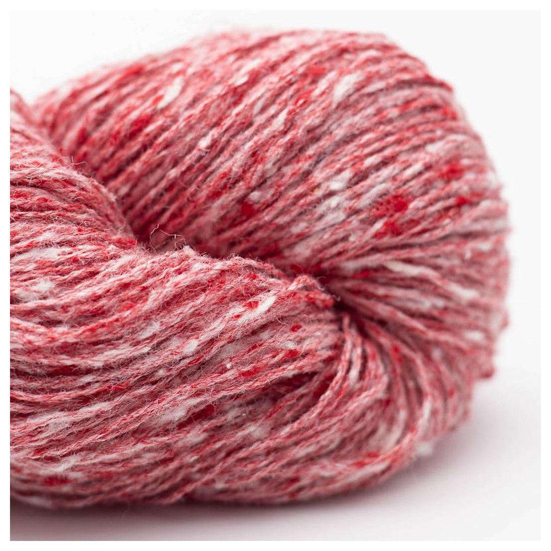 Tussah Tweed von BC Garn | 50g – 48 Rot Weiß